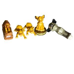 Lion King Toy Lot of 5 Assorted Disney Simba Hyena McDonalds Cake Topper READ